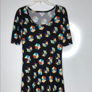 LuLaRoe Ana hexagon maxi dress